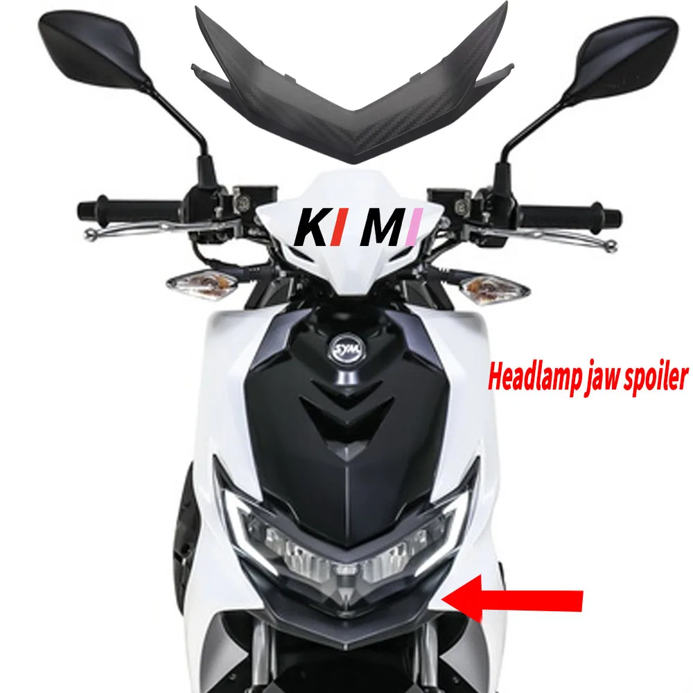 New For SYM XS150T-8A/8B RX150 Little Steel Man Alpha headlamp cover fish beak bird beak