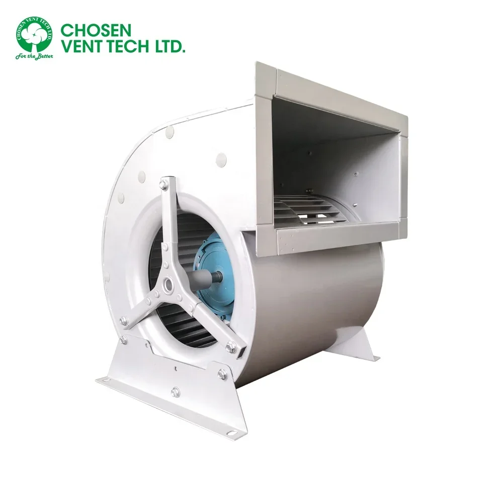 380mm High quality electric dust blower single suction air supply blower fan for air handling units multi-wing blowers