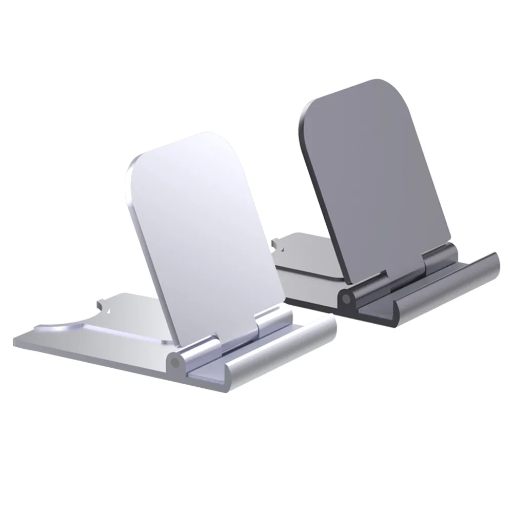 

2pcs Foldable Plastic Phone Holder Multi-angle Desktop Stand Creative Phone Support for Tablets Smartphones