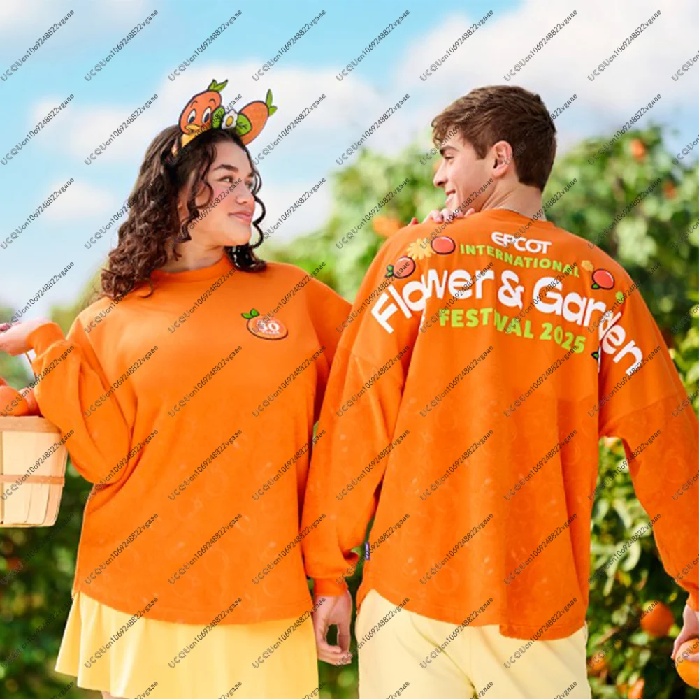 

Комфортный осенне-зимний топ для девочек, детский топ, оранжевая толстовка с птицей, футболка, подарок для вечеринки, футболка, Джерси, Рождественский цветочный сад, фестиваль Y2k 2025