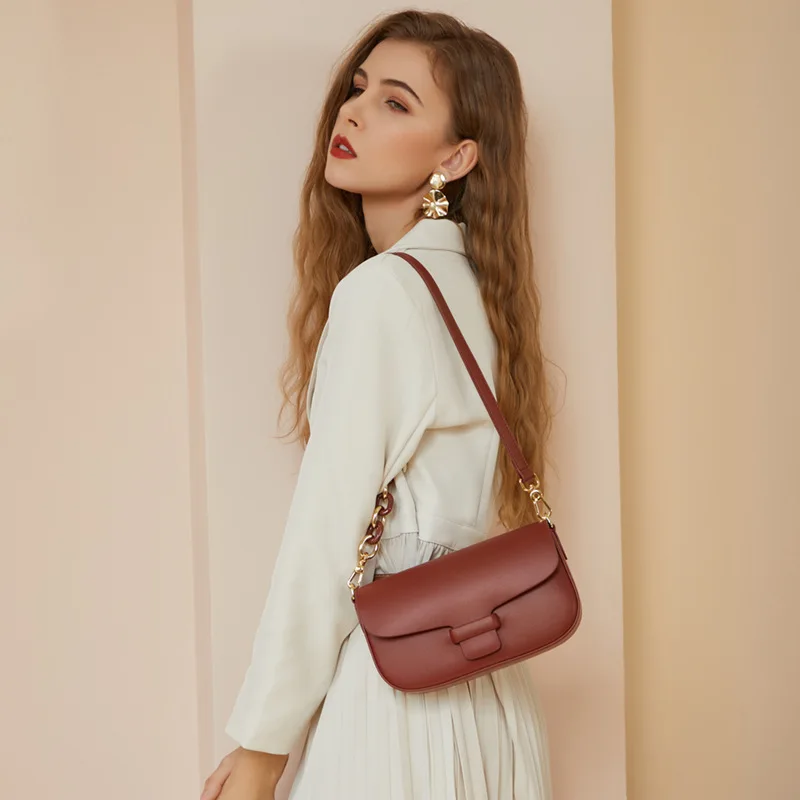 Women Bag 2023 New Lady Fashion Chain Contrast Color Single Shoulder Bag Small Square Handbag Female Portable Messenger Pack