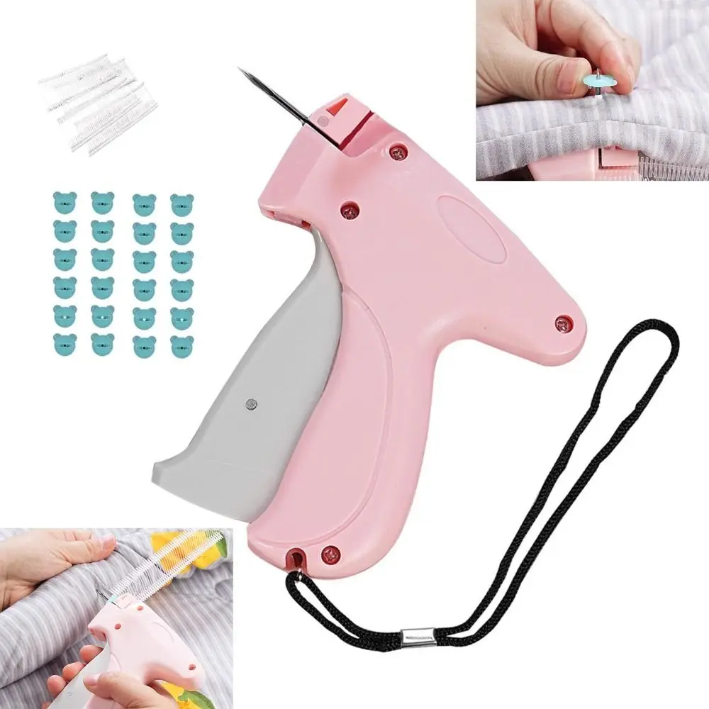 Portable Quick Clothing Fixer With Buckles Micro Stitch Tag Gun for Clothes Fixer Tool