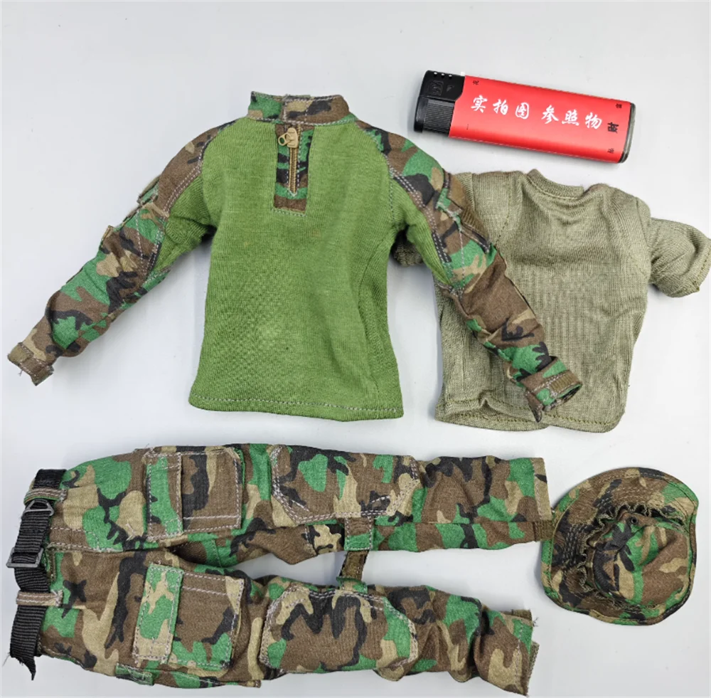 

1/6 EASY&SIMPLE ES 26006 Игрушки Модель Снайперского Платья Костюм Униформа Топы Брюки Рукава Boonie Hat Аксессуары Для Куклы 12 дюймов Рисунок