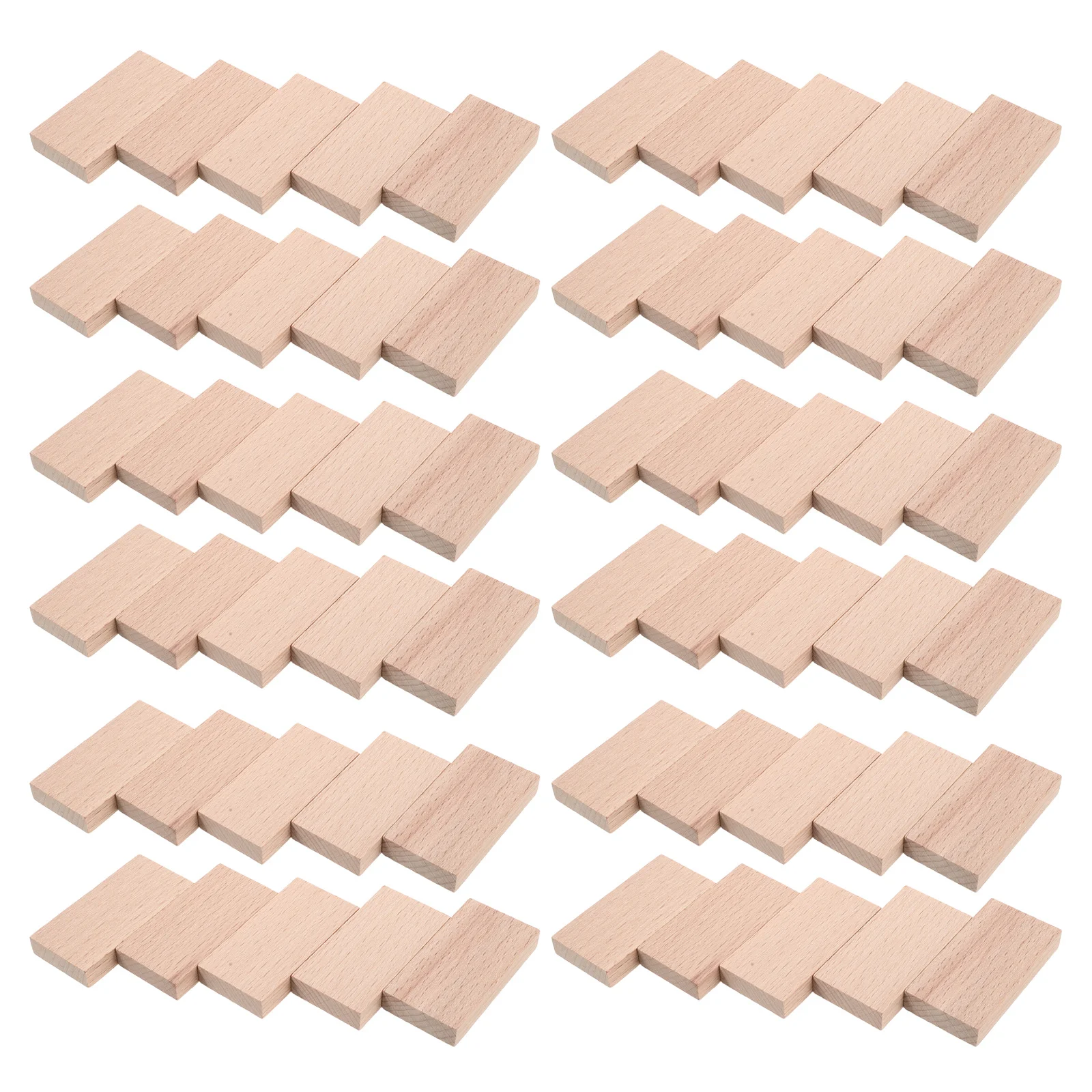 100 pçs blocos de dominó de madeira de faia empilhamento de madeira natural caindo torre equilíbrio jogo para crianças família festa ao ar livre indoor