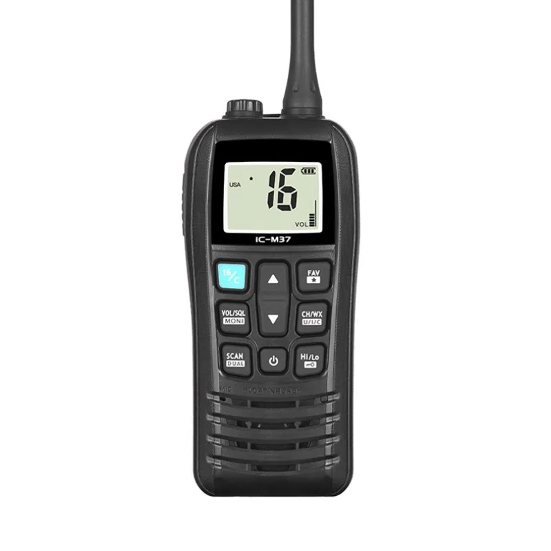 IC-M25 Maritime Interphone IPX7 Walkie-talkie Impermeavel Portable VHF Handheld Transceiver Standby 1-5 Days view 6