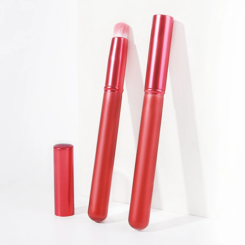 

Lip Makeup Brush Lipstick Applicator Concealer Eyeshadow Gloss Practical Handle Comfortable Skin Suitable Home Salon