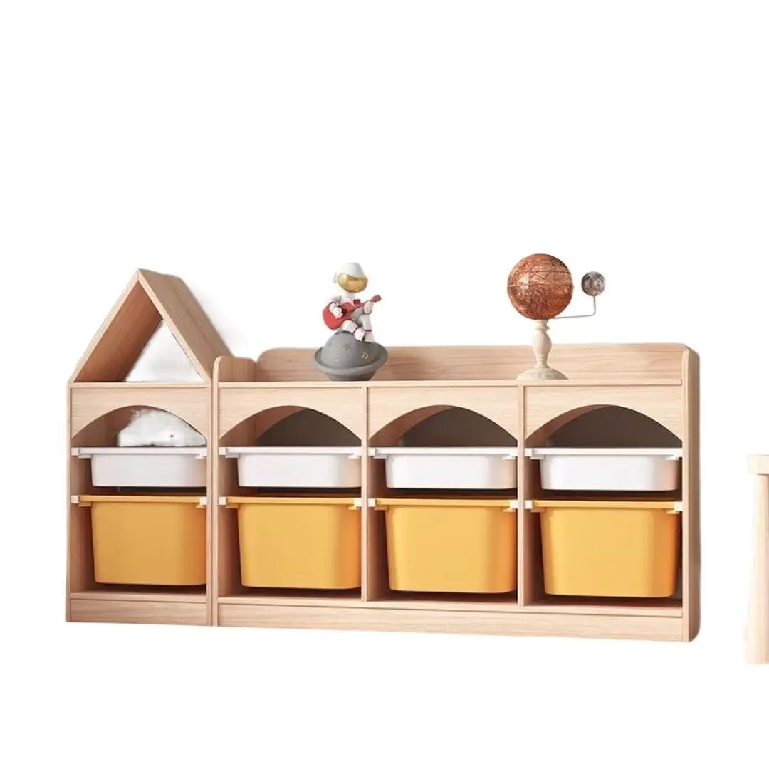 

Storage Cabinet Multifunctional Combination Shelf Drawer Type Kindergarten Super Large Capacity Solid Wood Storage Box