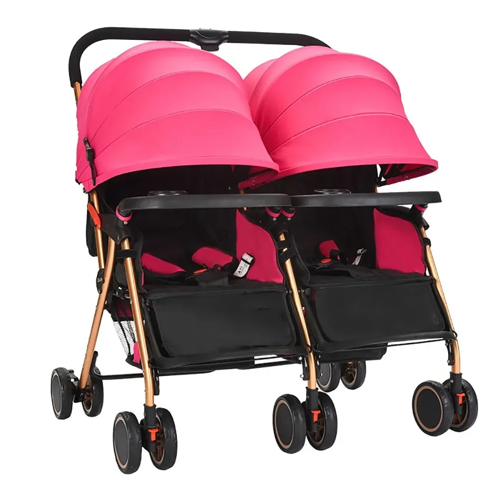 Wholesale Double Seats Baby Pram High Quality Twins Baby Stroller