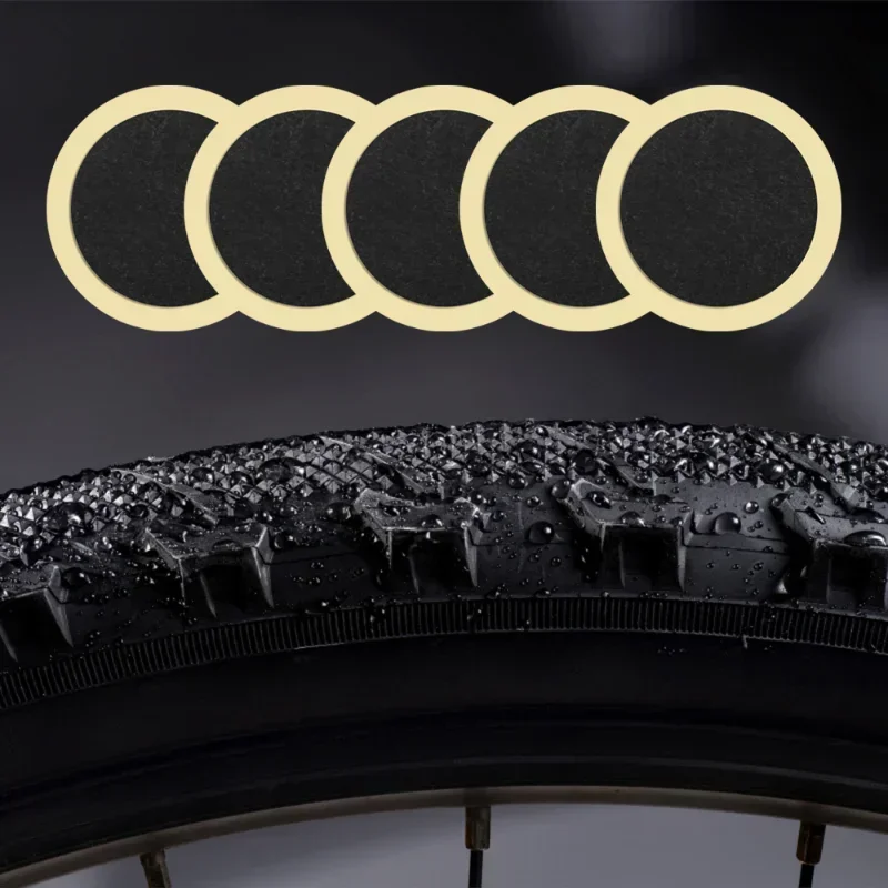 

Bicycle Tire Repair Patch Glue-Free Adhesive Quick Repairing Tyre Protection Patch for Mountain Road Bike Inner Tyre Repair Pads