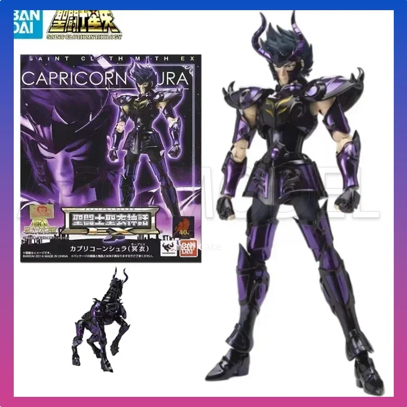 

In Stock Bandai Original Saint Seiya EX Saint Cloth Myth Capricorn Shura Movable Figure Hand Toy Birthday Gift Collection