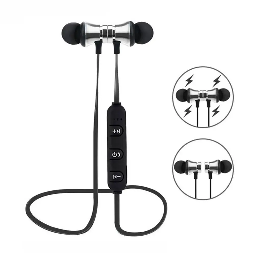 Magnetische Drahtlose Kopfhörer XT11 Bluetooth Neckband In-Ear Echte Drahtlose Stereo Sport Ohrhörer Kopfhörer Fone De Ouvido Für IPhone