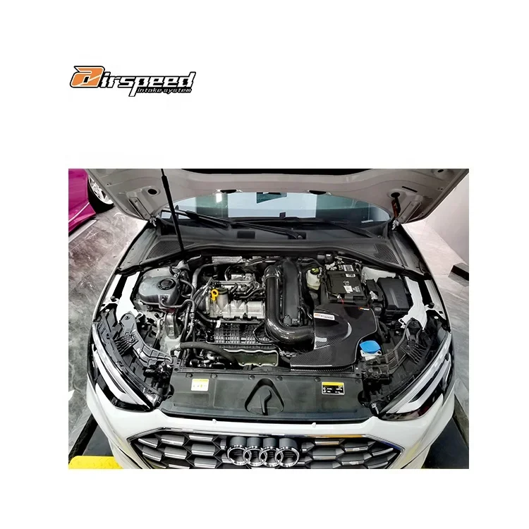 

Airspeed Brand Original Design Style 100% Dry Carbon Fiber Cold Air Intake System for A3 1.4T VW Golf8
