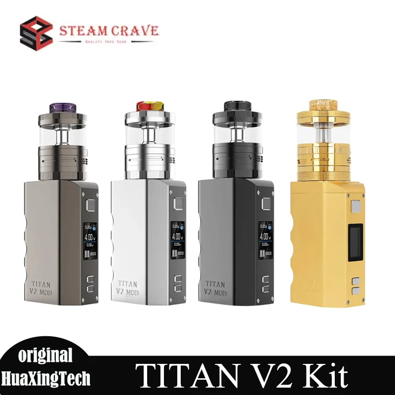 

Оригинальный комбинированный комплект Steam Crave TITAN V2, 300 Вт, поддержка регулируемого напряжения, 4 батареи 18650, 10-я годовщина, электронная сигарета