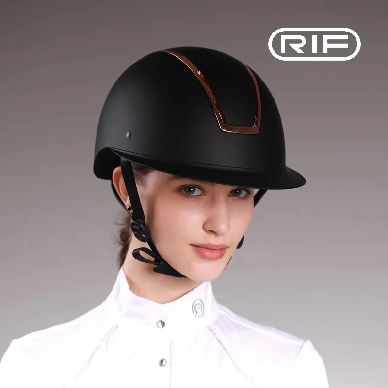Equestrian Helmet, Wide Brim Riding Headgear, Minimalist Eventing Helmet, Light Protective Gear for Women Kids Horse Riding