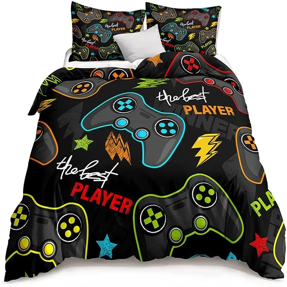 conjuntos-de-cama-gamer-para-meninos-conjunto-de-capa-de-edredom-para-jogos-videogame-capa-de-edredom-playstation-design-conjunto-de-cama-com-fronha