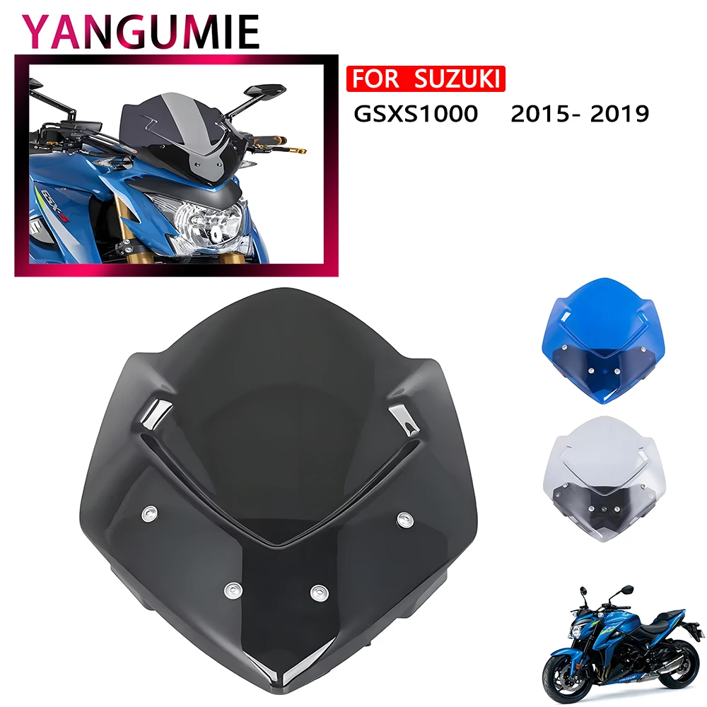 

Suzuki GSXS 1000 2015-2019 For Suzuki GSX-S1000 GSXS1000 GSXS GSX-S 1000 Windscreen Windshield Wind Deflector Motorcycle 2018