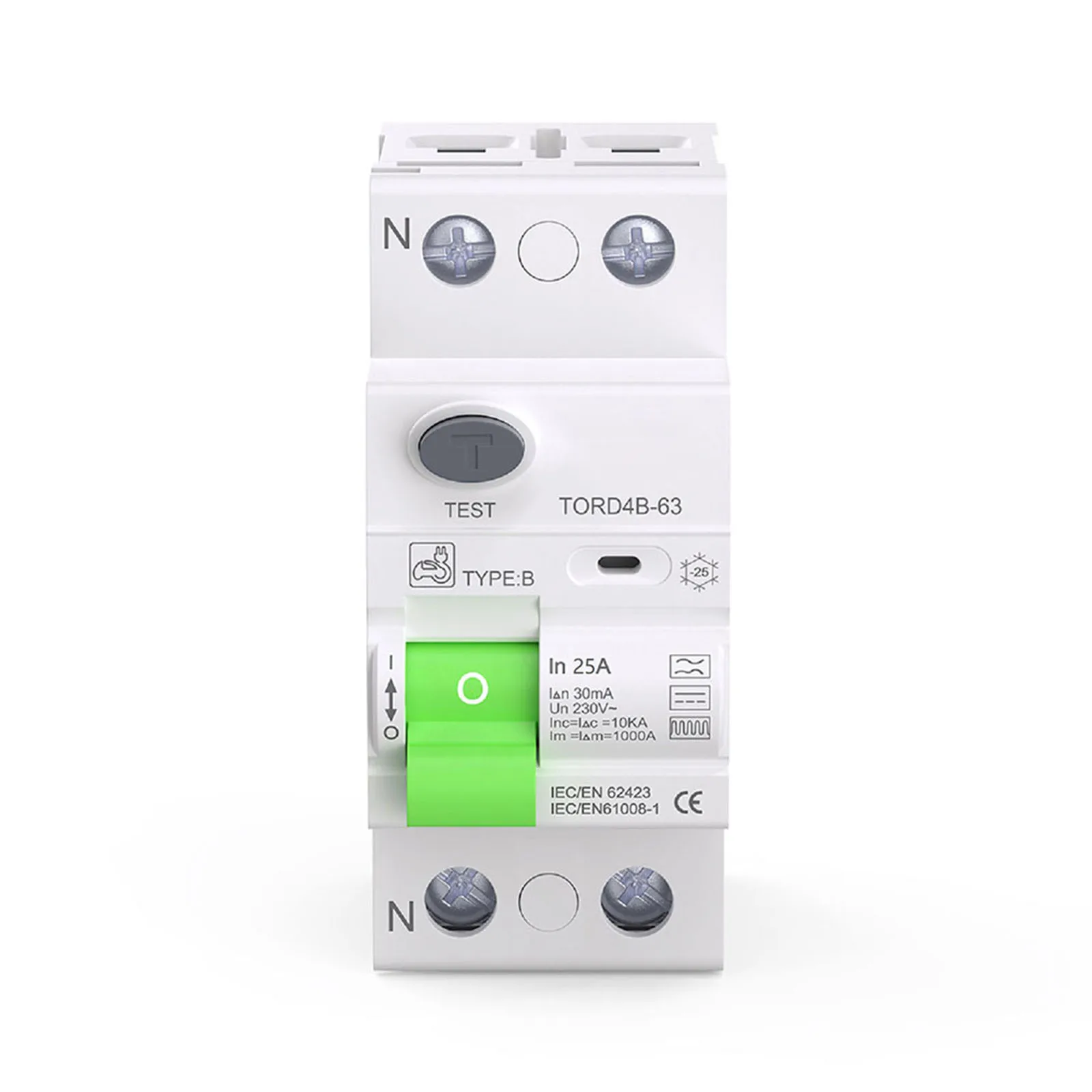 

Type B Circuit Breaker 2P 30mA Essential Leakage Protection for Solar Charging Stations and Electrical Equipment