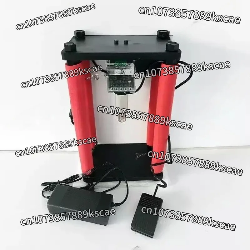 DIY four-column electric silent press 220V desktop hydraulic press can press lead bearings