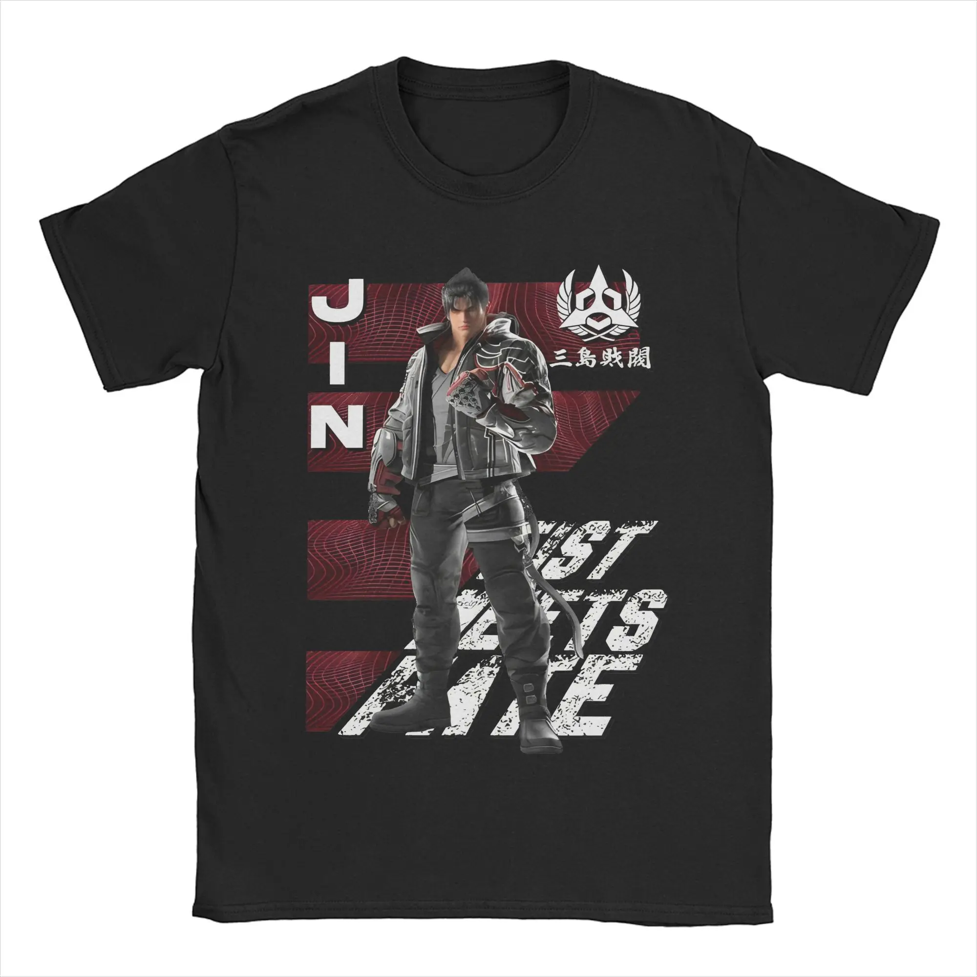 Men Women Jin Kazama  Tekken 8   Video Game T Shirt  100% Cotton Clothes Cool Short Sleeve Round Collar Tees Gift Idea T-Shirts