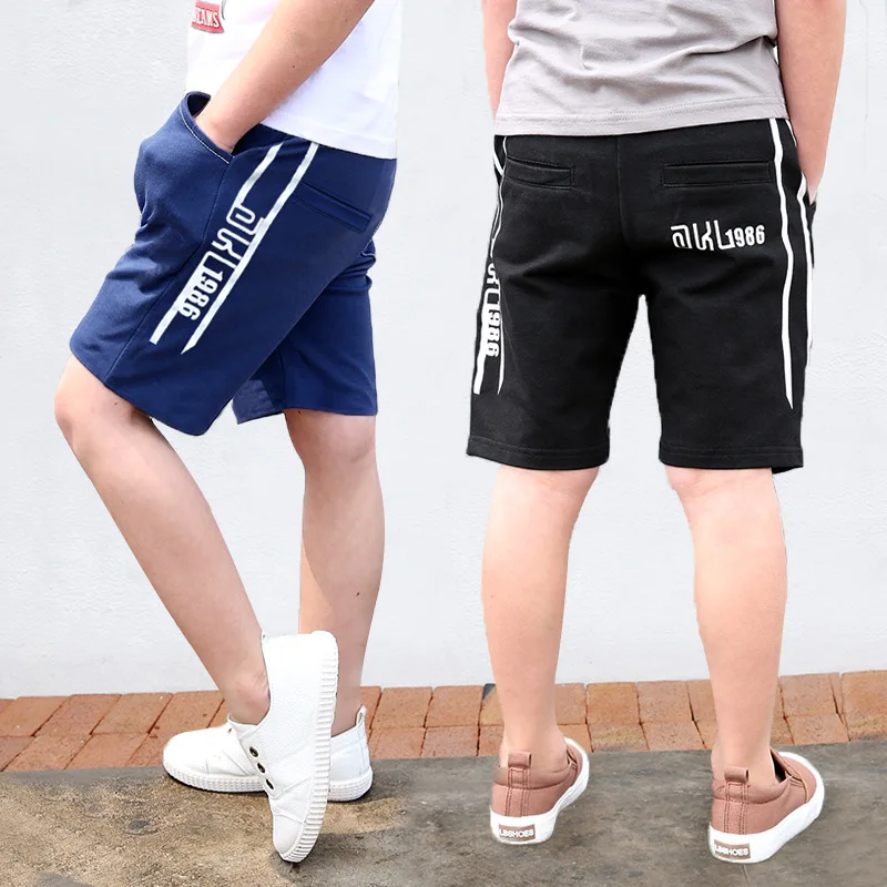 2025 New Children's Summer Shorts Korean Style Thin Kids Cotton Breathable Sport Five-Point Pant For Boys 4-13 Years Clothes