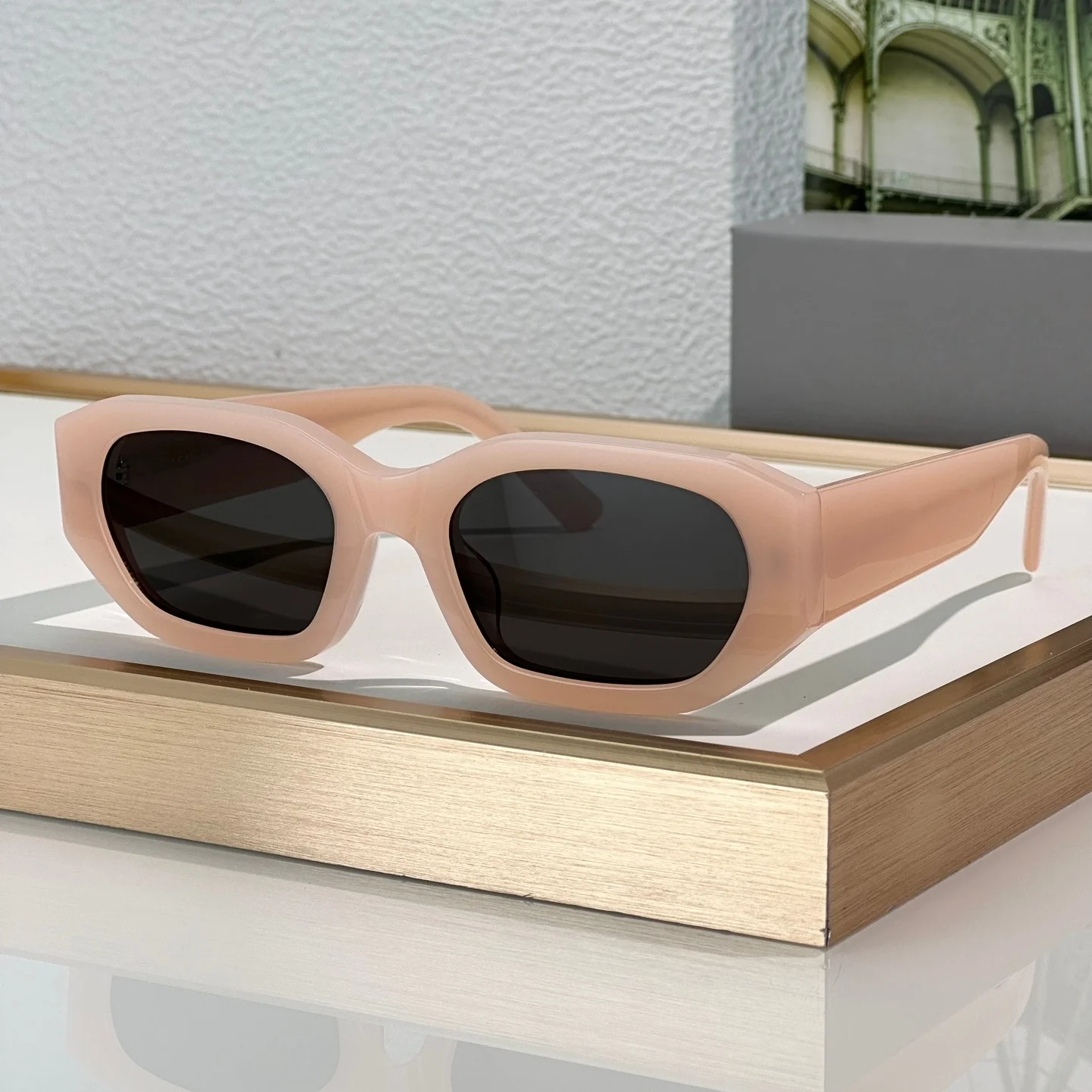 Felix VS308 Vintage Fashion Outdoor Women's Sunglasses Trendy Hip Hop Rectangle Acetate Travel Classic Designer Men Sunglasses