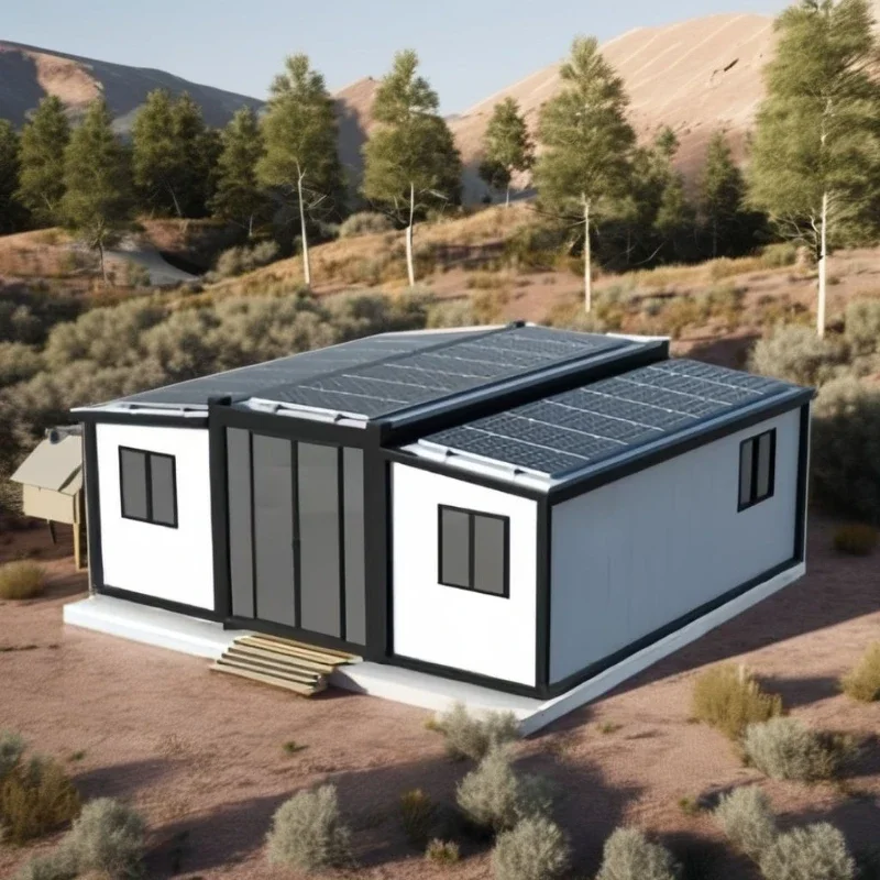 Portable Folding Container House Manufacture Ready Made Modular Tiny Home Prefab House for Australia America Hot