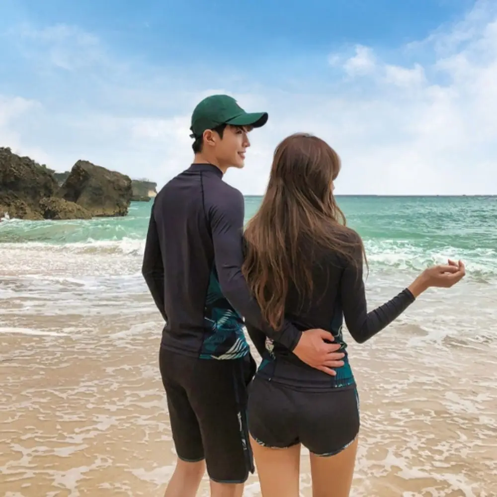 Long Sleeves Split Wetsuit Long Trousers Zipper Style Surf Suit Soft Material Sunscreen Protection Diving Suit Couple Style