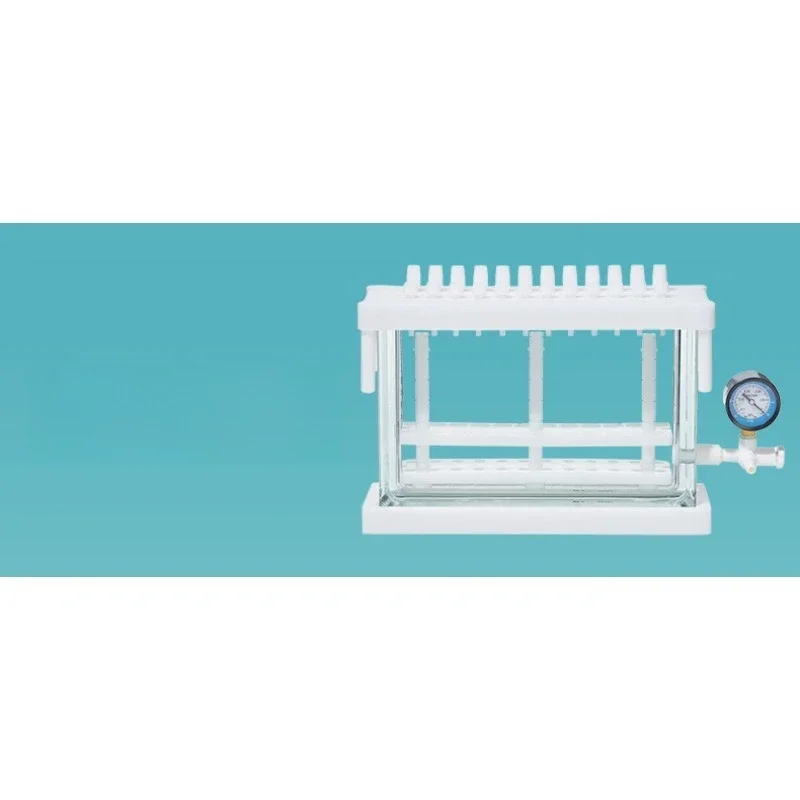 Solid phase extraction instrument, microextraction device, multi-channel independent 24-position glass cylinder