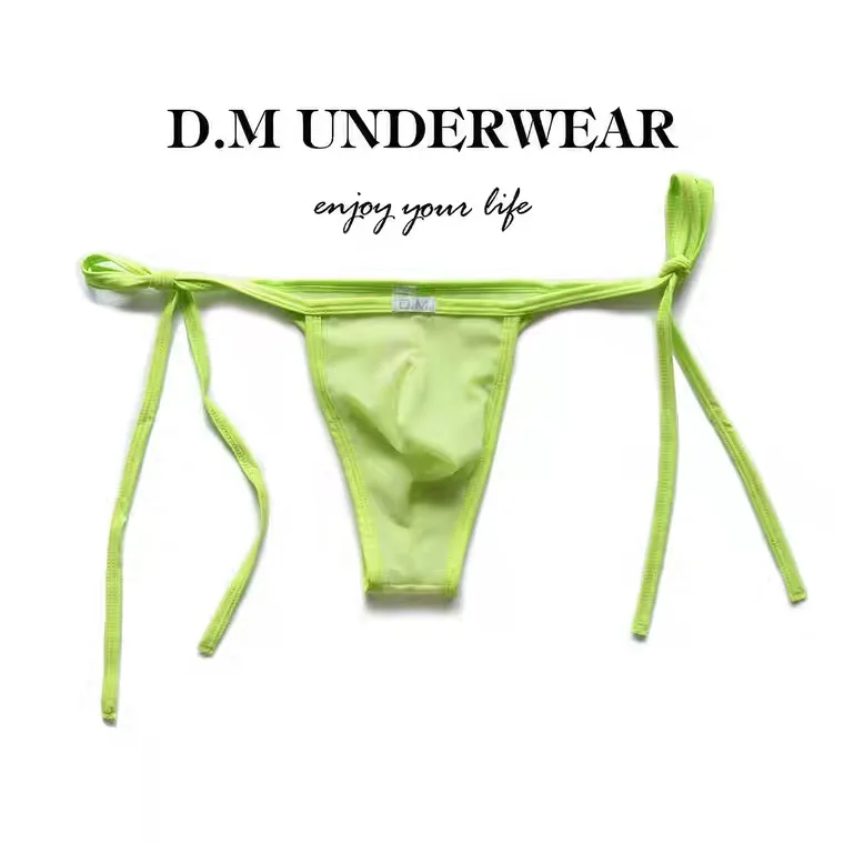 men unique Green Black underwear thongs personality