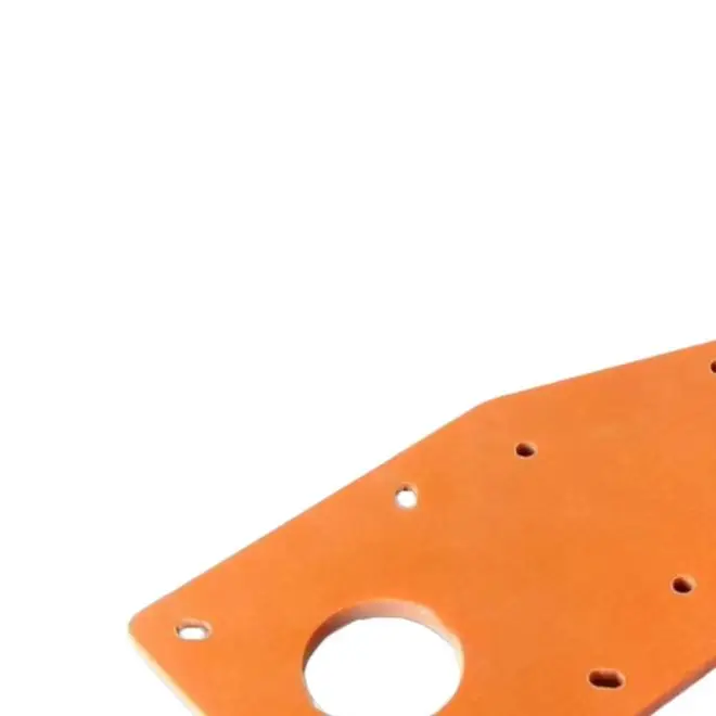 Plastic Metal Balance Board Flip Base With Bottom Slotting For Wood Trimming Machine For Edge Milling Chamfering Auxiliary Plate