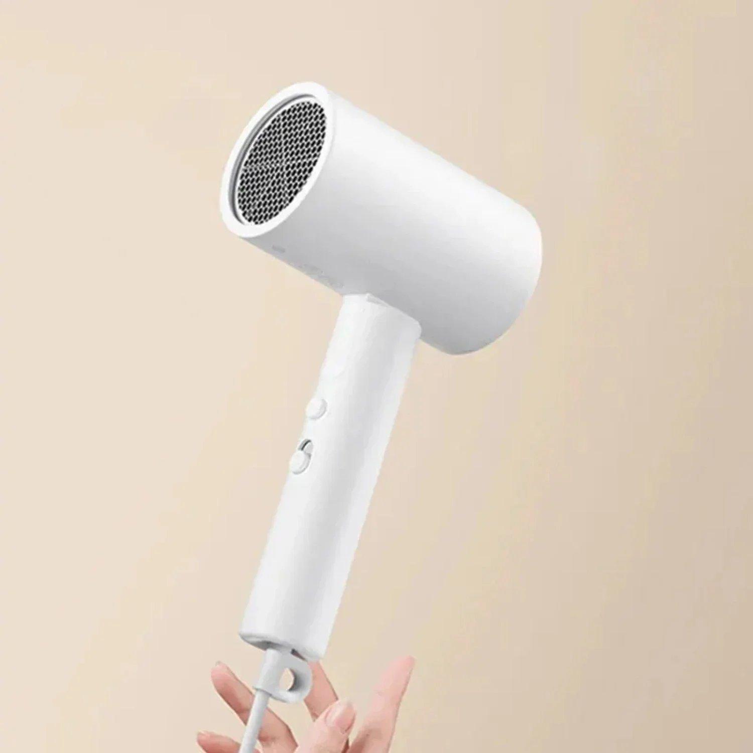 Essential Portable Professional Anion Hair Dryer - Foldable, Quick Dry, 1600W, 50 Million Negative Ions for Travel Hair Care