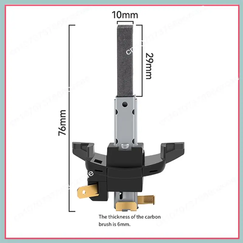 A26P Угольная щетка для пылесоса 30X10x6,5 мм, детали для электродвигателя, сменные аксессуары