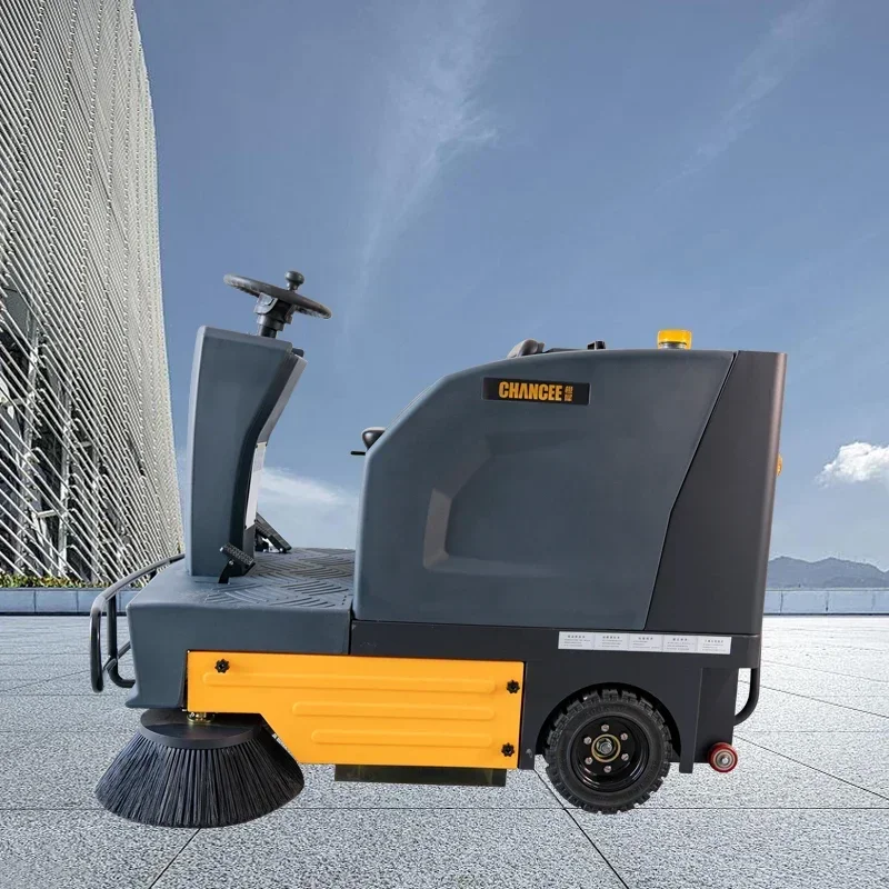 Chancee U135 Ride-on Warehouse Floor Sweeper Industrial Floor Cleaning Machine Sweeper For Sale