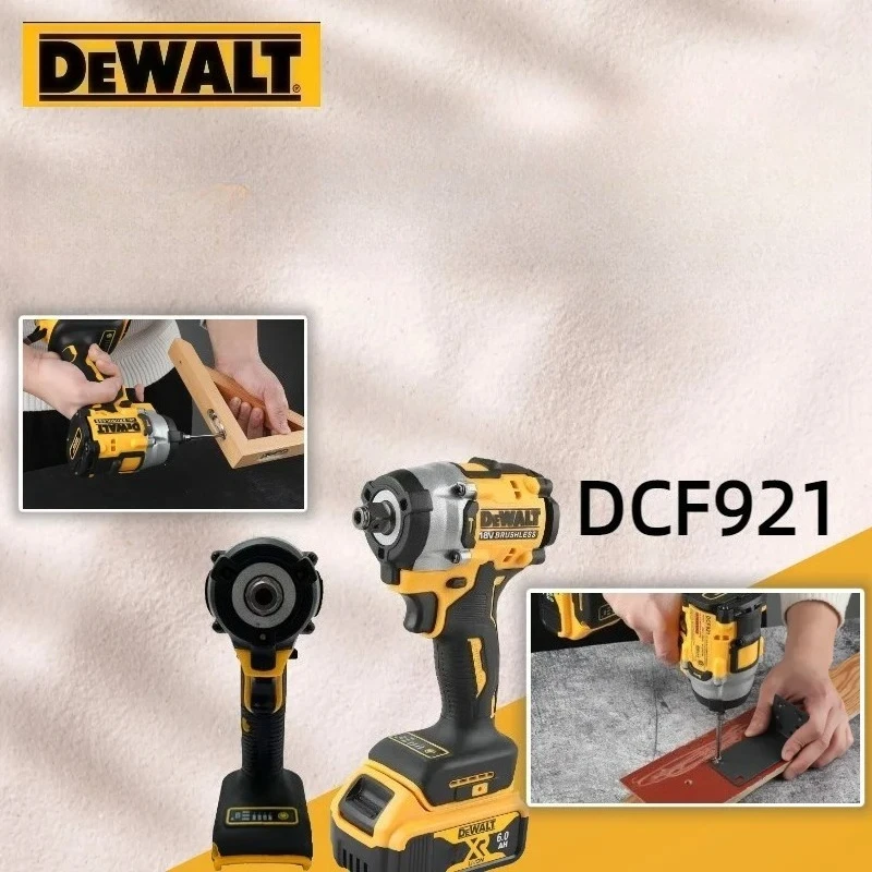

DCF921 Dewalt 20V Battery Atomic Maximum Cordless Wrench 1/2 inch Cordless Impact Wrench Variable Speed Charging Wrench