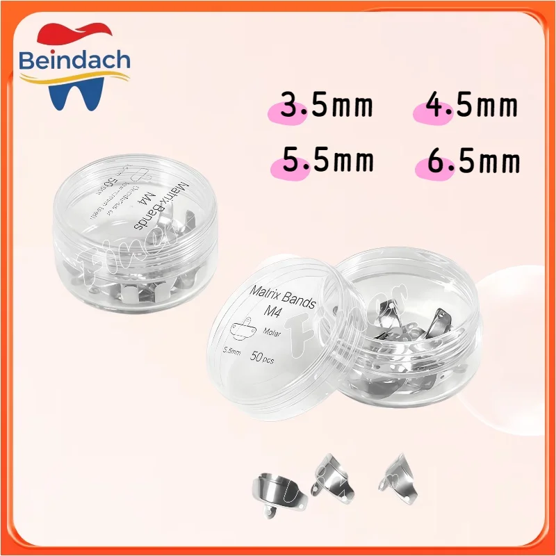 

50 шт. Стоматологические матричные ленты для секционных матричных систем, матрицы для стоматологии, матричные ленты для замены зубов, стоматологические инструменты