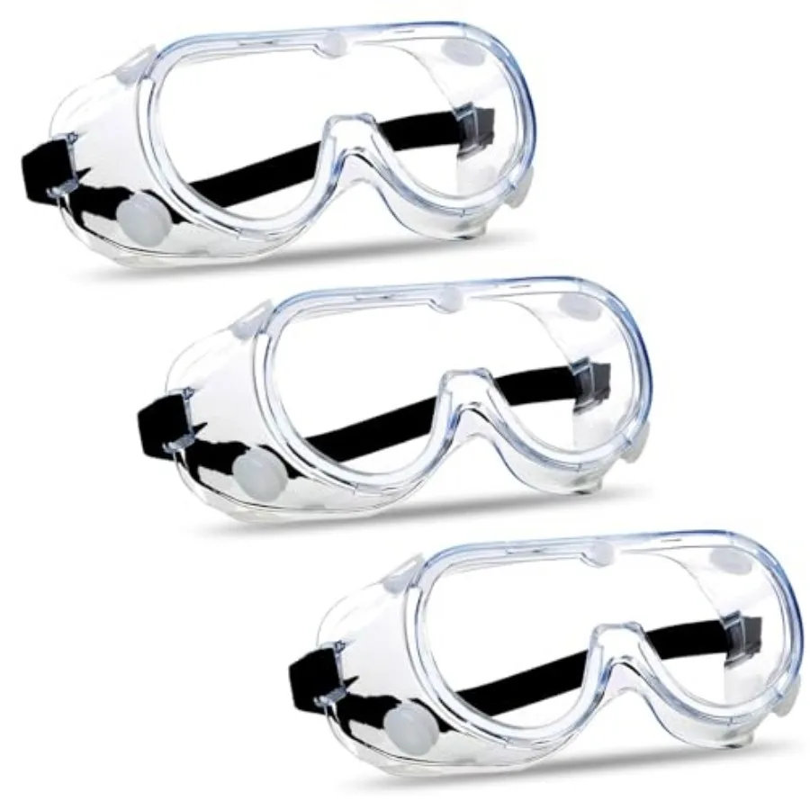 

Anti-Fog Protective Safety Goggles Clear Lens Wide-Vision