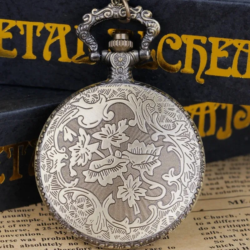 골동품 캐나다 사슴 빈티지 석영 주머니 시계 목걸이 디지털 펜던트 체인 남성용 독특한 시계 쥬얼리 선물 어린이