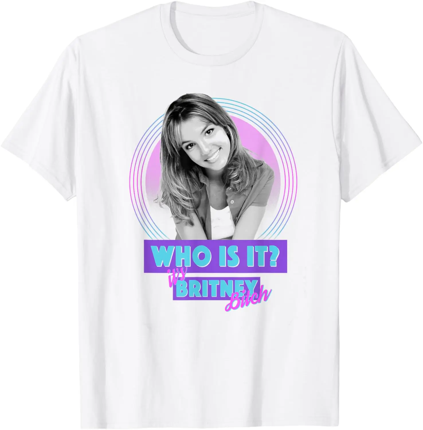 - Who Is It? T-Shirt 100% Cotton Trendy Y2K Short-Sleeve Tee – Soft, Quick-Drying, & Moisture-Wicking; Ideal Sports Casual Wear;