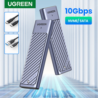 UGREEN M2 SSD Case M.2 NVMe SATA SSD Enclosure Adapter 10Gbps USB 3.2 Gen2 USB C External Enclosure Supports M and B&M Keys