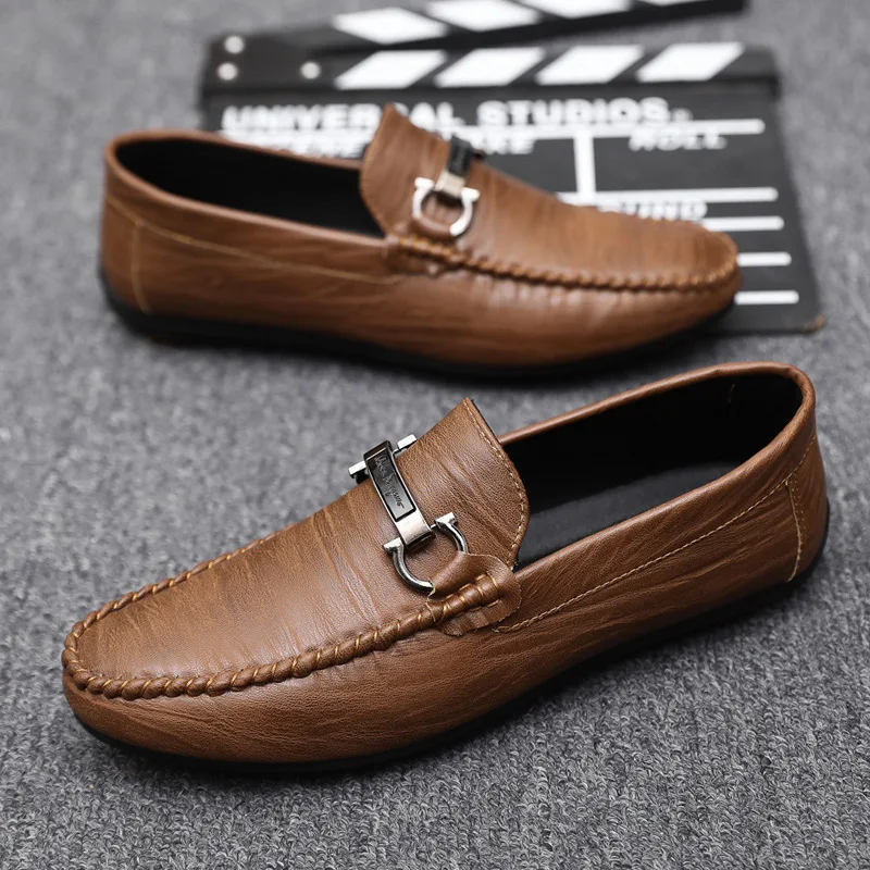 Men Casual Shoes Leather Shoes for Men Sneakers 2023 Luxury Brand High Quality Sports Shoes moccasins Dress Loafers Shoes