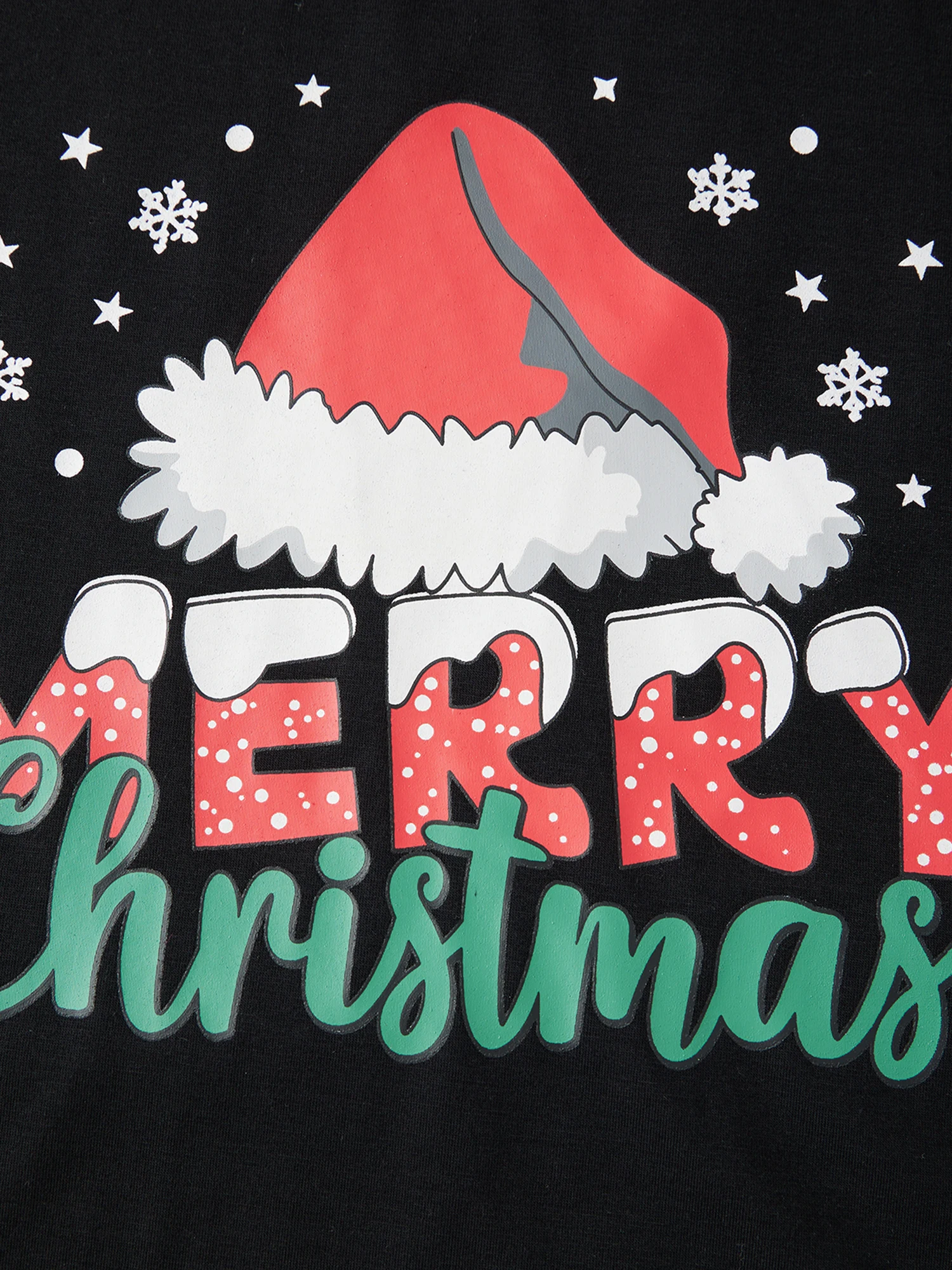 

Women Christmas Plus Size Pajamas Snowflake Print Long Sleeve Top and Cozy Elastic Waist Pants Set for Loungewear and Sleepwear