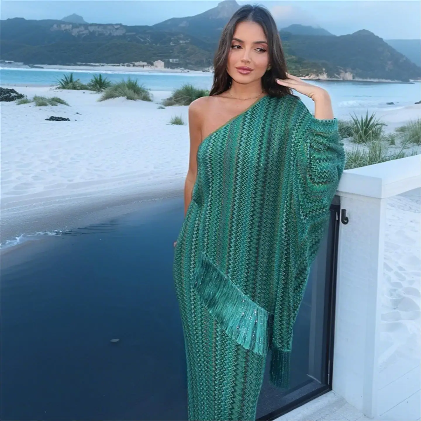 Ele Drukowana Spódnica z Frędzlami Dr Long Letnia Transgraniczna Spódnica Chińska Moda Odzież Damska CiWalk Ele Sle