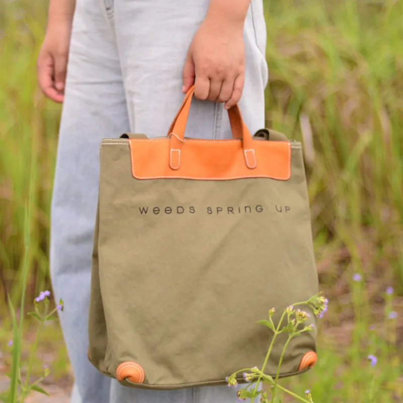 

AETOO Новая женская сумка, холщовая сумка на одно плечо в корейском стиле, женская модная сумка через плечо Instagram, холст большой вместимости