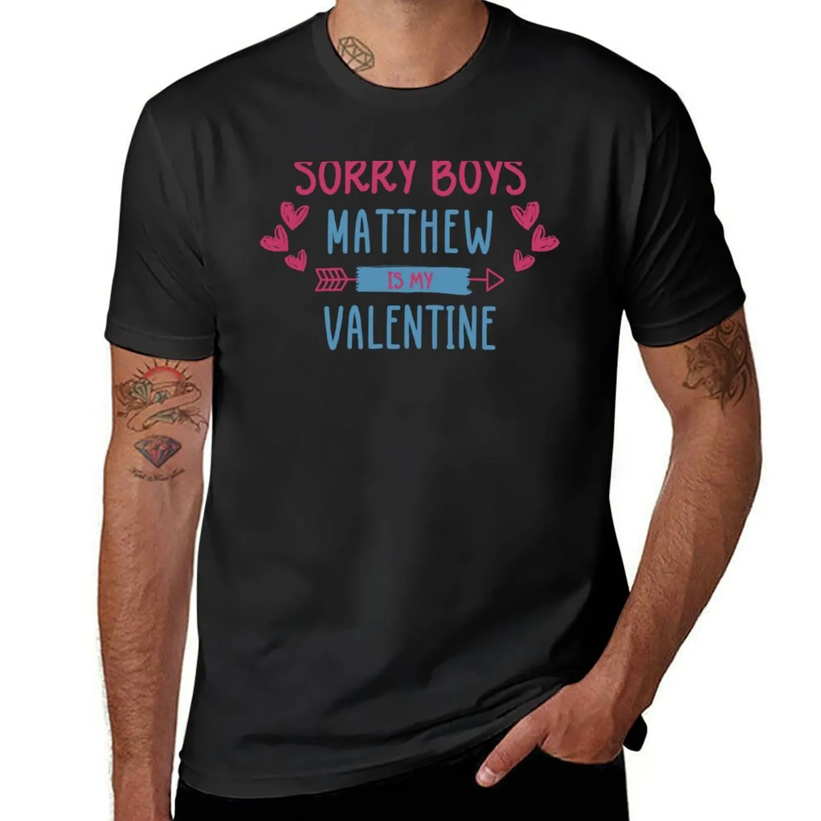 Sorry Boys Matthew Is My Valentine ZEROBASEONE T-Shirt for a boy customizeds heavy weight t shirts for men