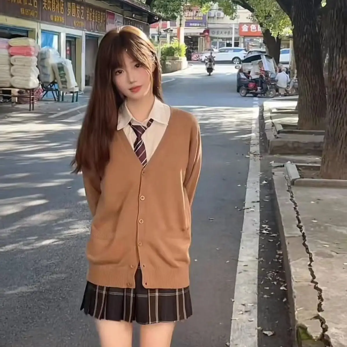 Orange sweater