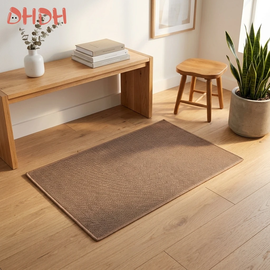 

Супервпитывающий мягкий придверный коврик из высококачественного натурального волокна, устойчивый к выцветанию, для гостиной, спальни, домашнего декора, улучшенная версия