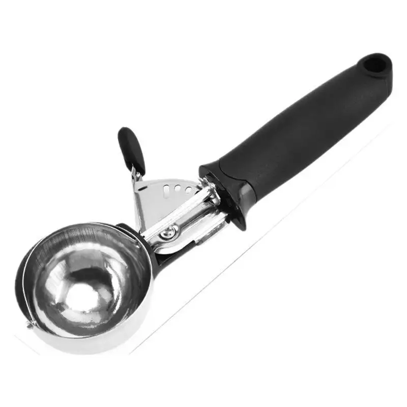 

Stainless Steel Ice Cream Scoop - Home/Commercial, Easy Scooping for Ice Cream/Fruit, Rust-Resistant & Dishwasher Safe