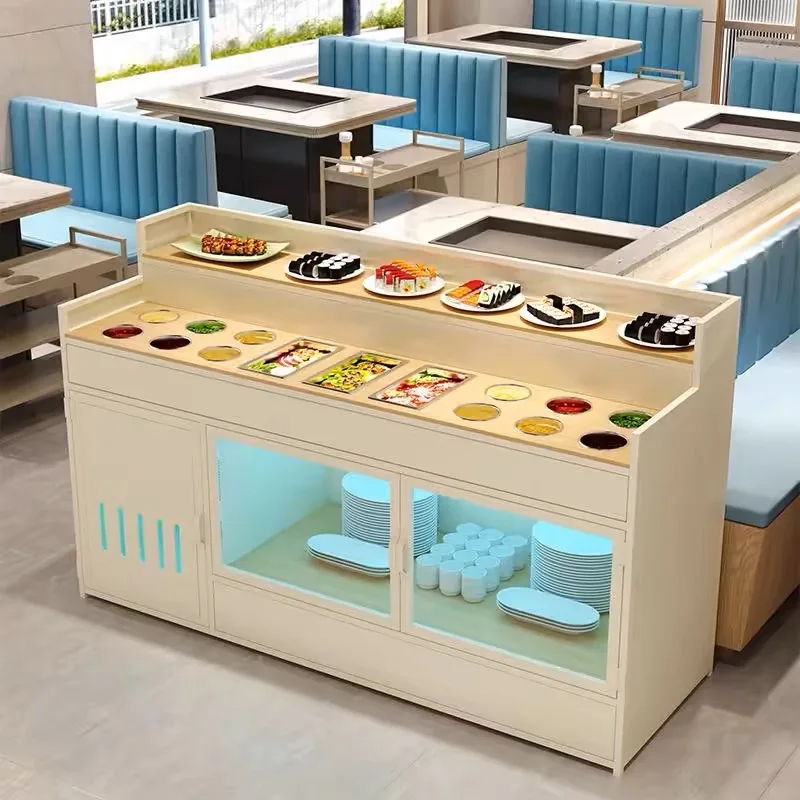 Restaurant Seasoning Station Dipping Station Barbecue Shop Sauce Station Fruit and Cold Vegetable Booth