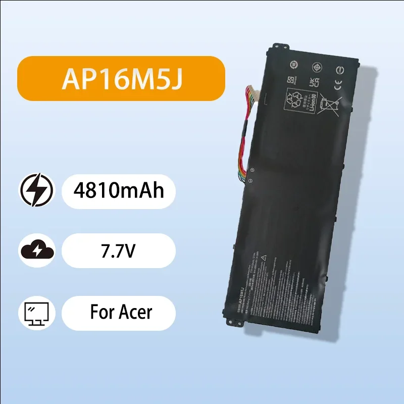 High Quality Replacement Laptop Battery For Acer AP16M5J Aspire 1 A114-31 A314 A315 4810mAh 7.7V Rechargeable Li ion Battery