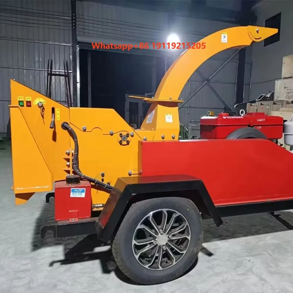 Powerhorse Heavy Duty Pto 3 Point Hitch Forestry Cutting Bamboo Tree Log Electric Log Splitter Wood Chipper Crusher Machine